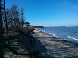 Steilkste an der Ostsee