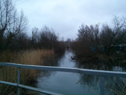 Die Beek zur anderen Seite der Brcke