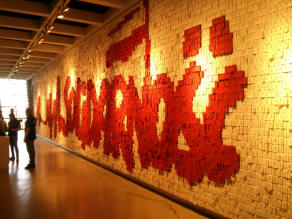 Installation fr Solidarnosc im Musuem