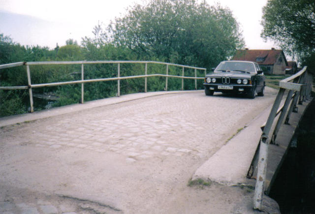 Die Brcke ber die Beek im Jahre 1995